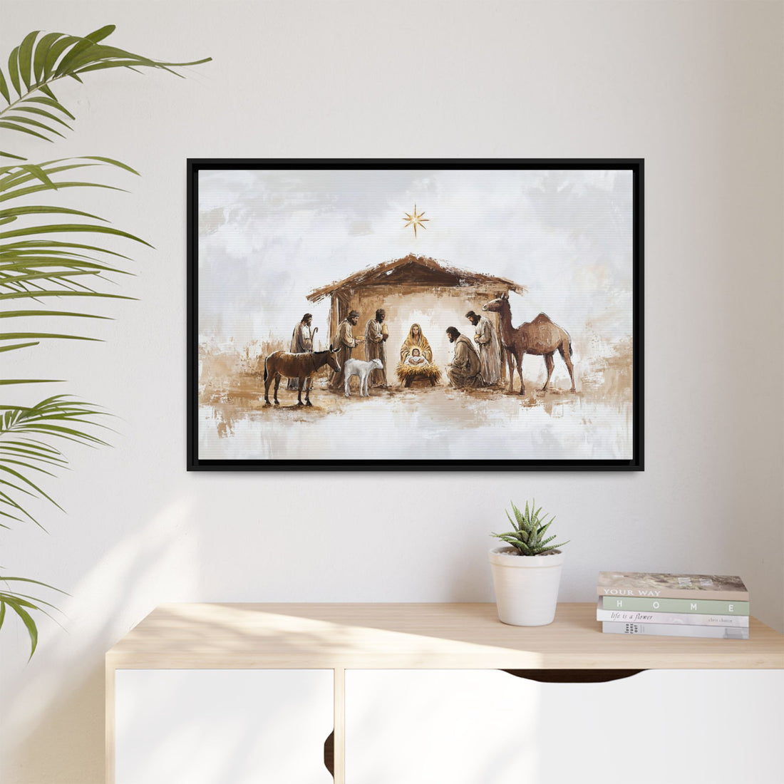 Nativity - Framed and Unframed Canvas