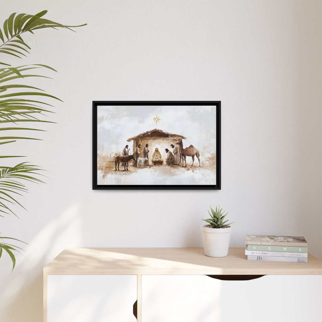 Nativity - Framed and Unframed Canvas