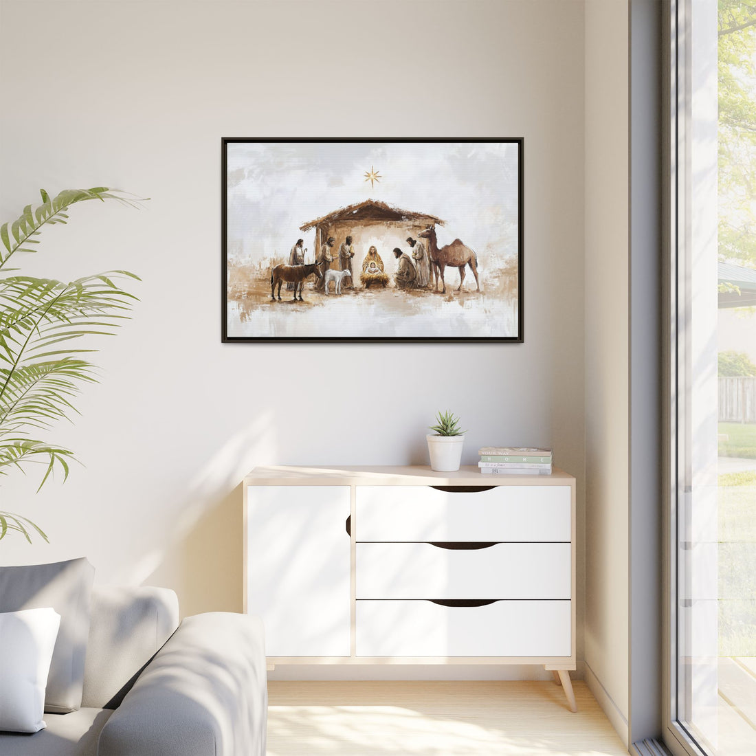 Nativity - Framed and Unframed Canvas