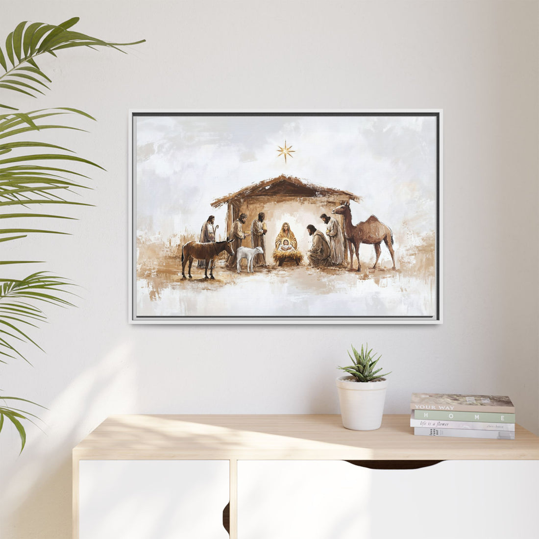 Nativity - Framed and Unframed Canvas