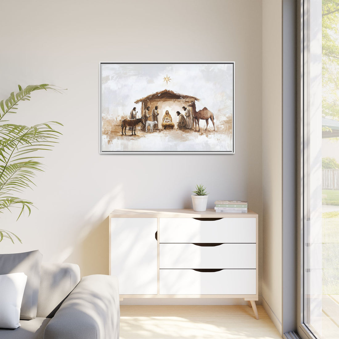 Nativity - Framed and Unframed Canvas