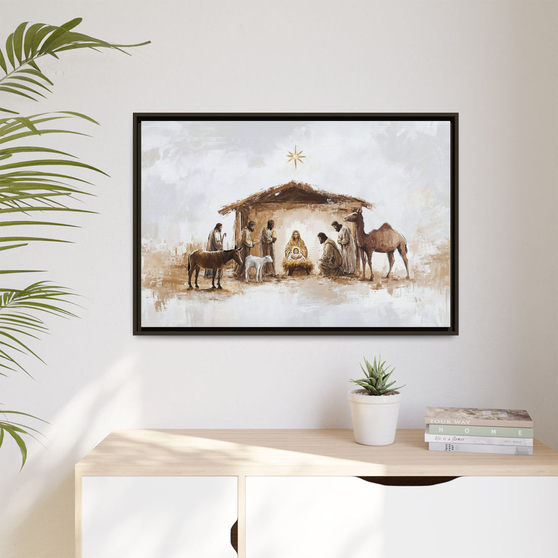 Nativity - Framed and Unframed Canvas