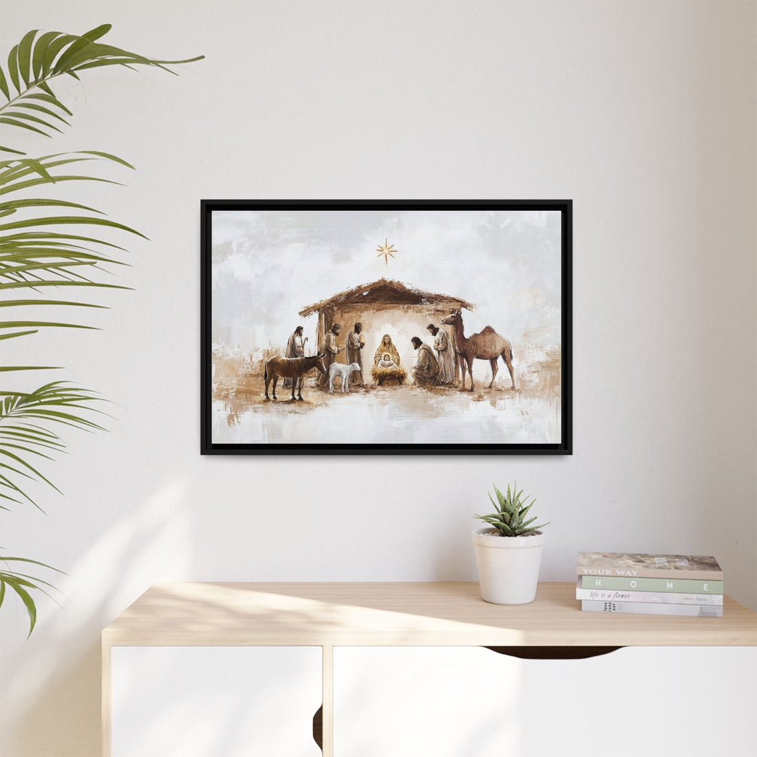 Nativity - Framed and Unframed Canvas