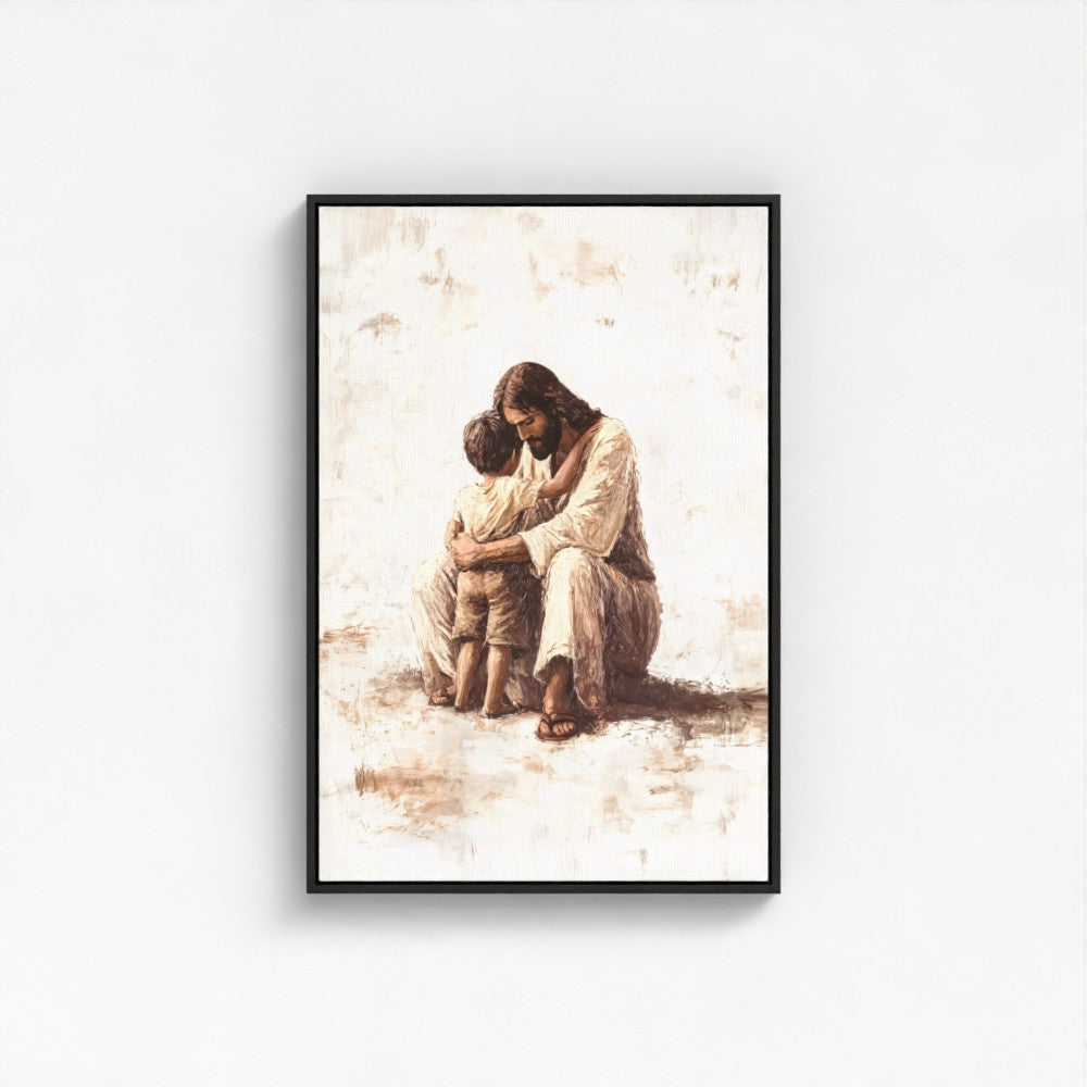Child of God / Boy - Framed & Unframed Canvas