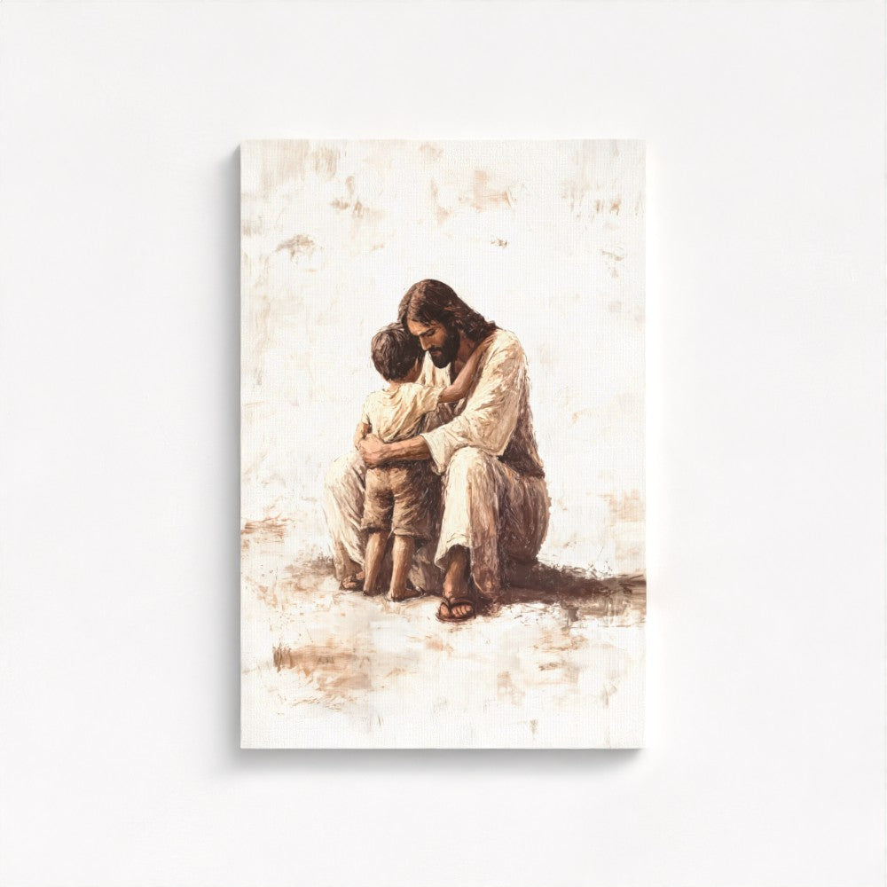 Child of God / Boy - Framed & Unframed Canvas