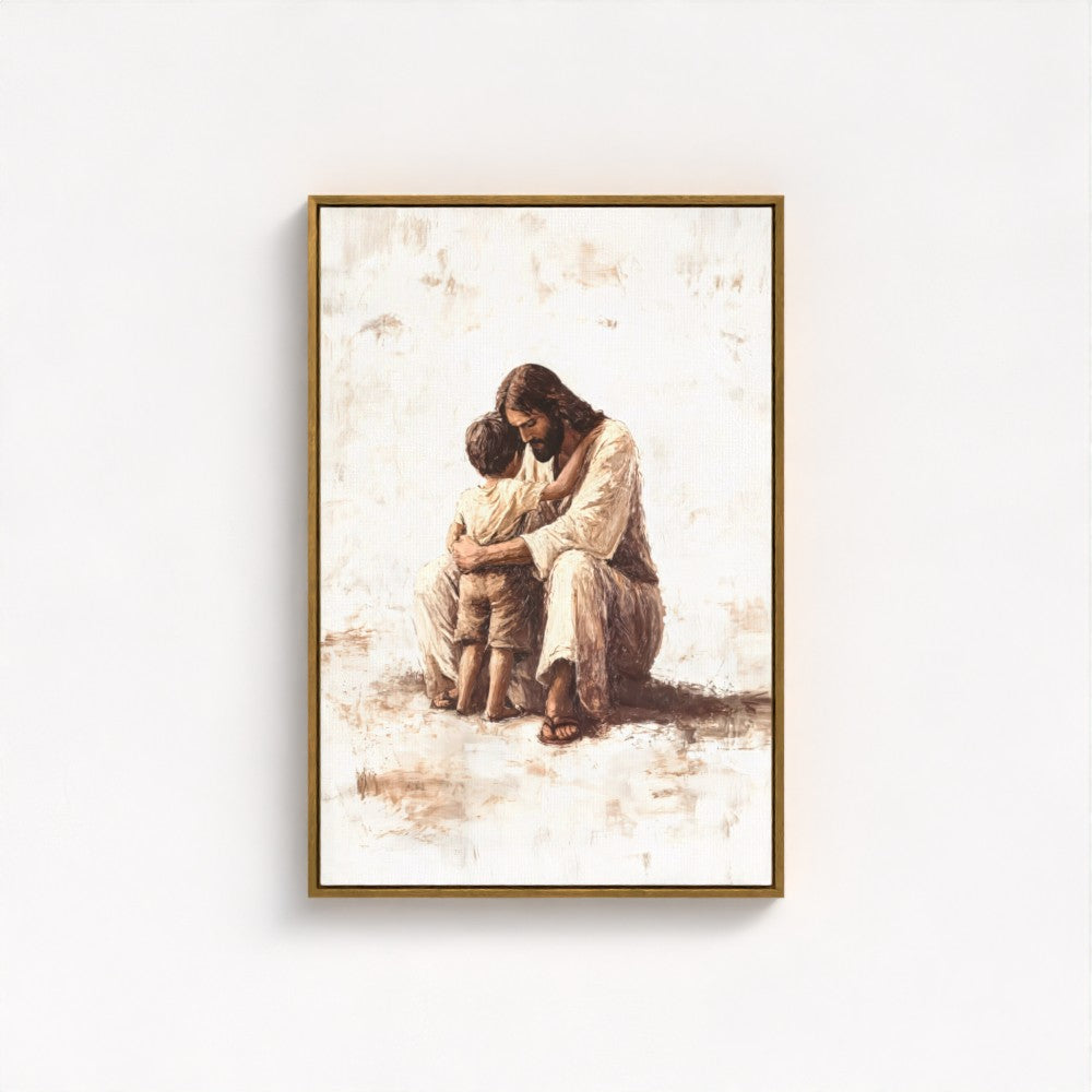 Child of God / Boy - Framed & Unframed Canvas