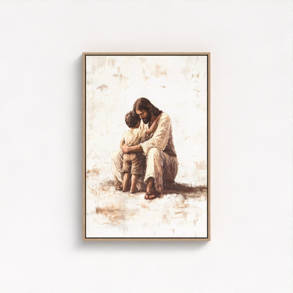 Child of God / Boy - Framed & Unframed Canvas