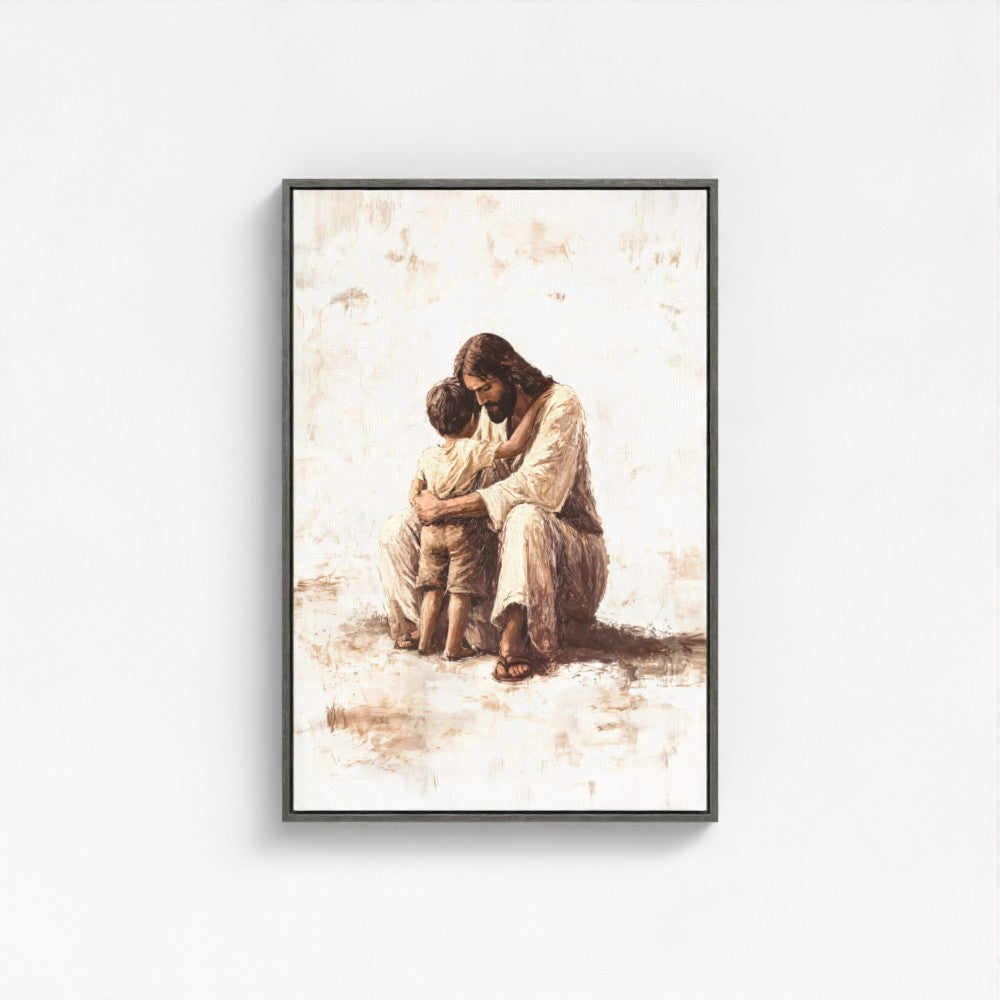 Child of God / Boy - Framed & Unframed Canvas