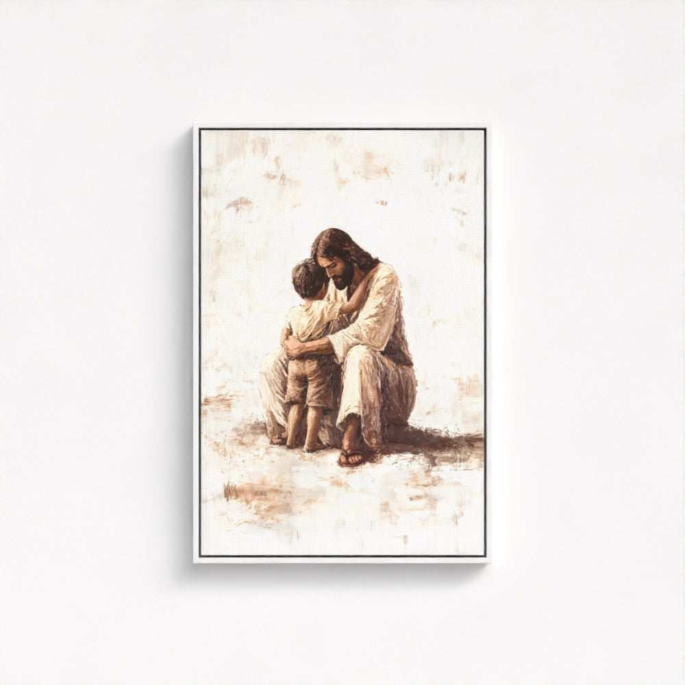 Child of God / Boy - Framed & Unframed Canvas