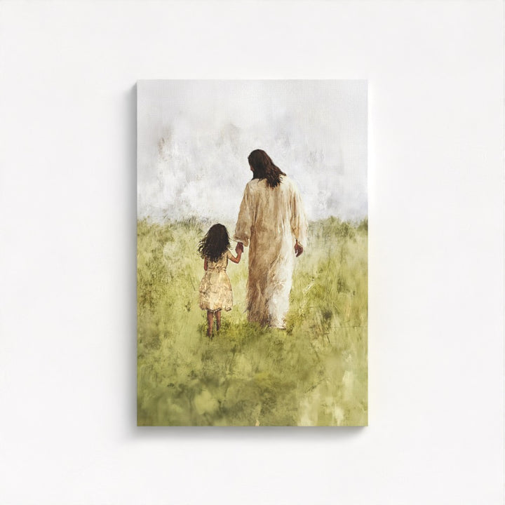 Child of God / Brunette Girl - Framed & Unframed Canvas