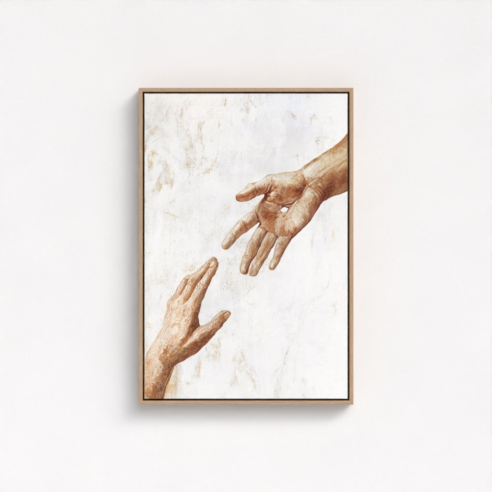 Hand of Life - Framed & Unframed Canvas