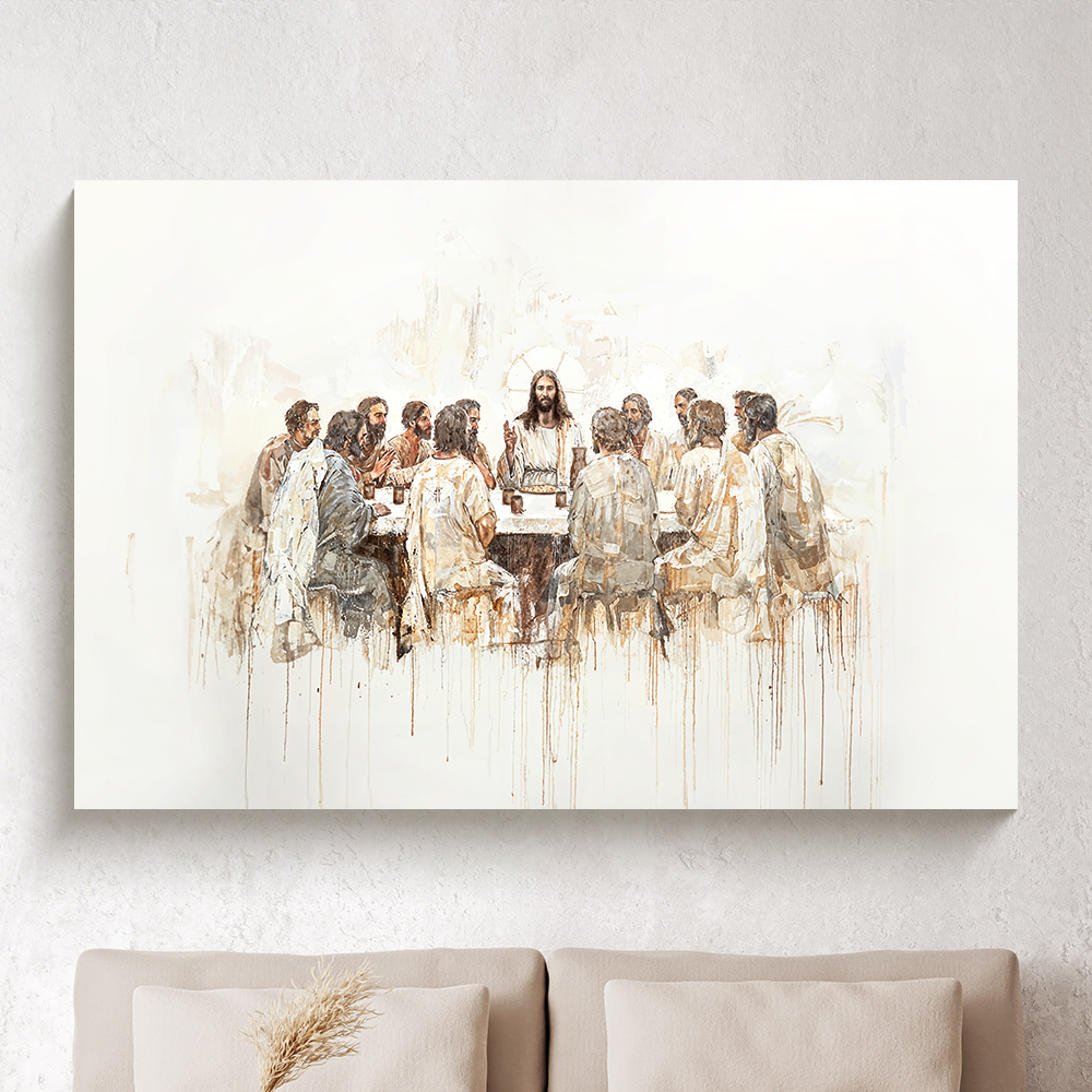 The Last Supper - Framed & Unframed Canvas